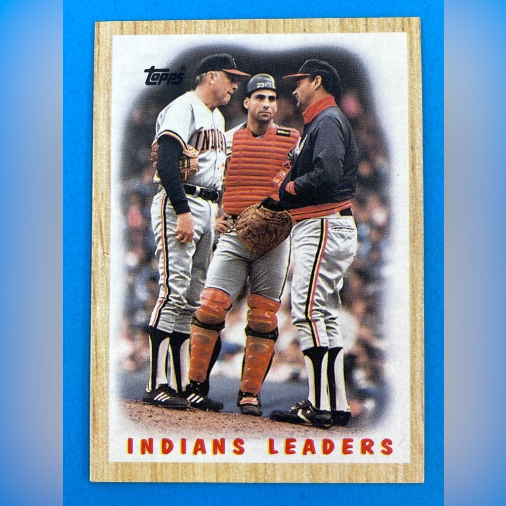 1986 Cleveland Indians -Team Leaders - Topps
